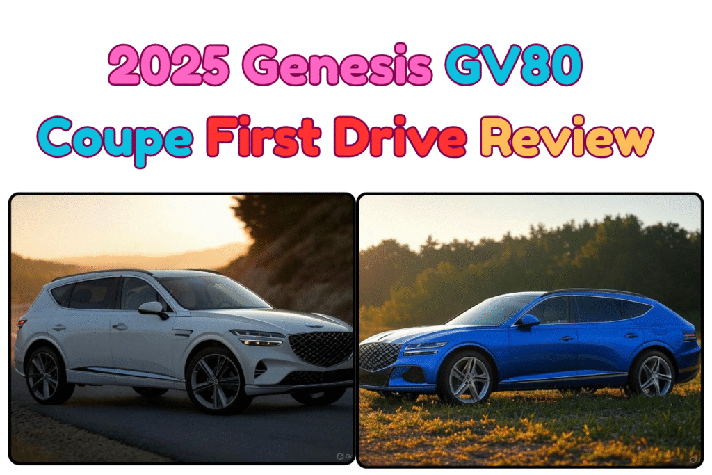 2025 Genesis GV80 Coupe First Drive Review: A Bold Leap into Luxury