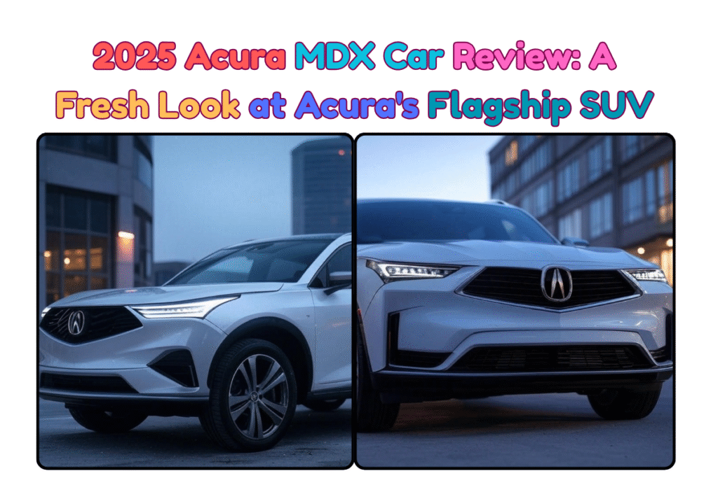 2025 Acura MDX Car Review A Fresh Look at Acura's Flagship SUV