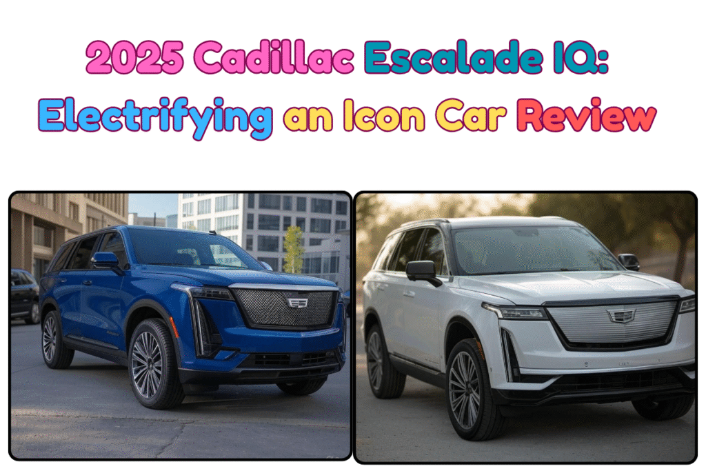 2025 Cadillac Escalade IQ Electrifying an Icon Car Review