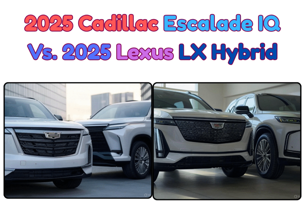 2025 Cadillac Escalade IQ Vs. 2025 Lexus LX Hybrid