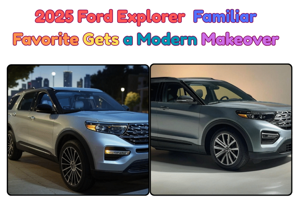 2025 Ford Explorer A Familiar Favorite Gets a Modern Makeover