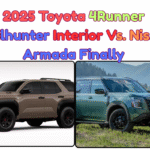 2025 Toyota 4Runner Trailhunter Interior Vs. Nissan Armada Finally