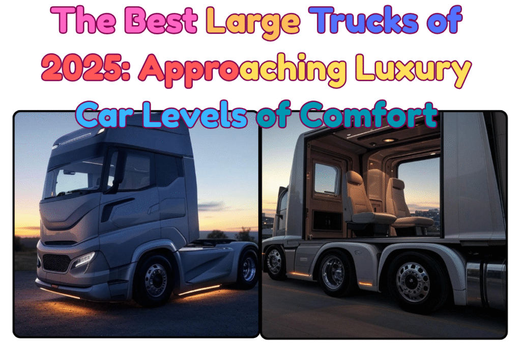 The Best Large Trucks of 2025 Approaching Luxury Car Levels of Comfort